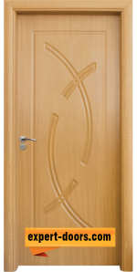 Интериорна врата Стандарт модел 056P, цвят Светъл дъб