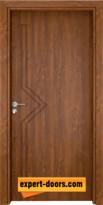 Интерниорна врата Gama 201P, цвят Златен дъб