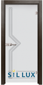 Стъклена интериорна врата Sand G 13 9 K каса златен кестен