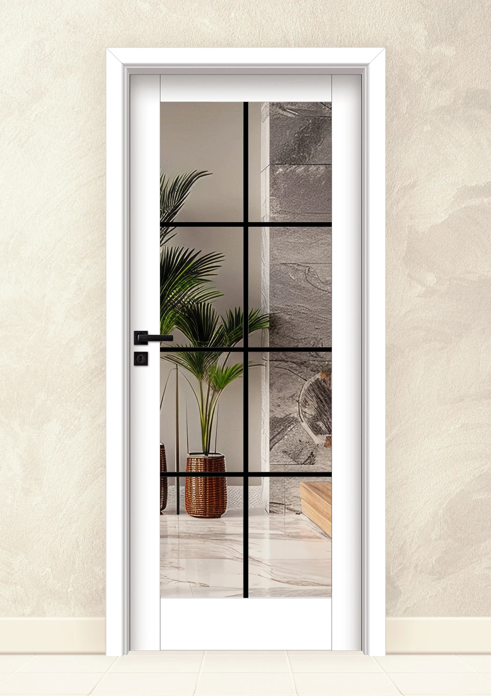 Интериорна врата Invado Vista модел 2 Lindo White